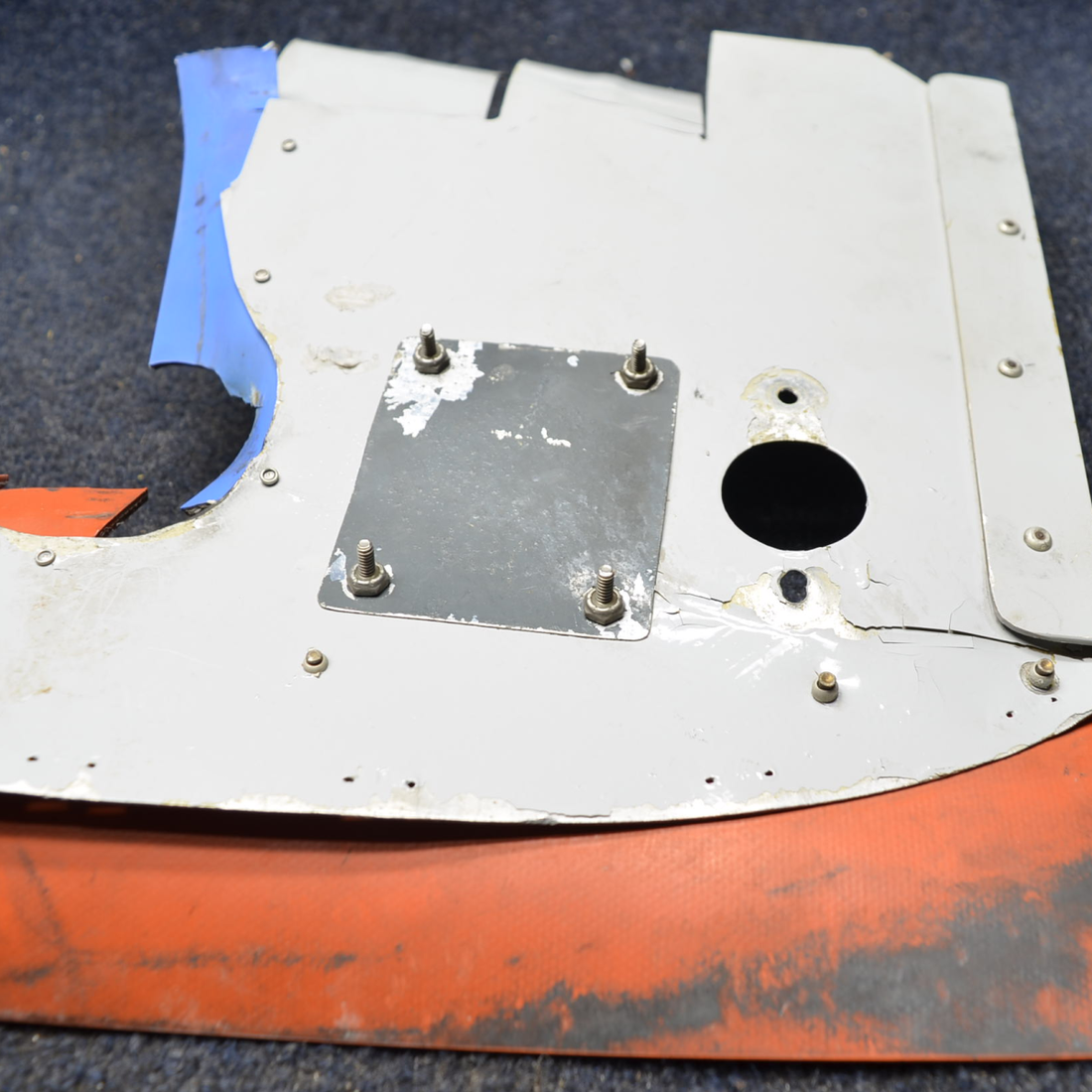 Used aircraft parts for sale, 502036-2 PIPER- CESSNA-BEECH- MOONEY VARIOS GRUMMAN LH REAR SIDE BAFFLE