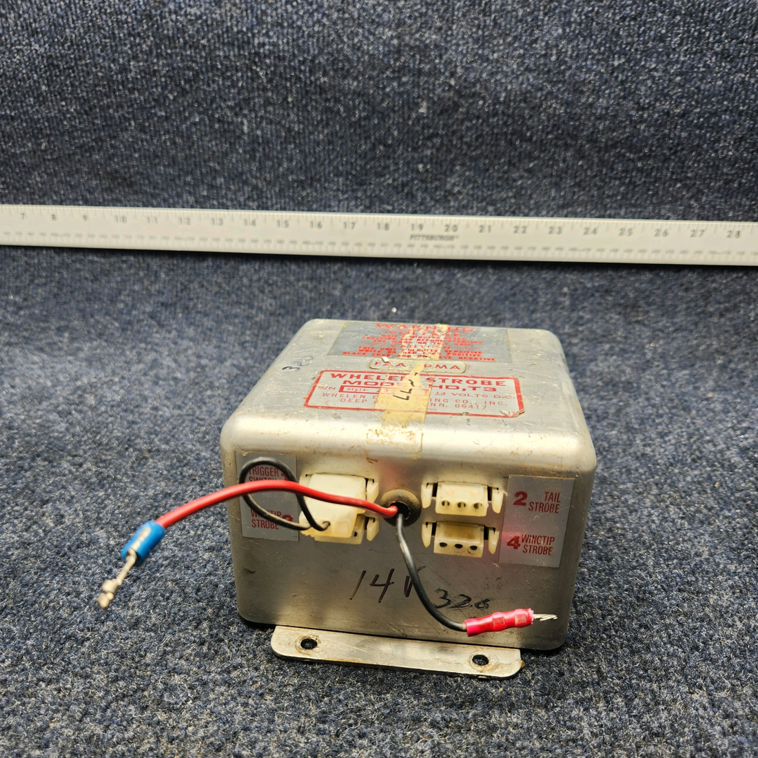 Used aircraft parts for sale, A413, T3-14 Whelen Strobe Power Supply WHELEN STROBE LIGHT POWER SUPPLY "SEE PHOTOS"