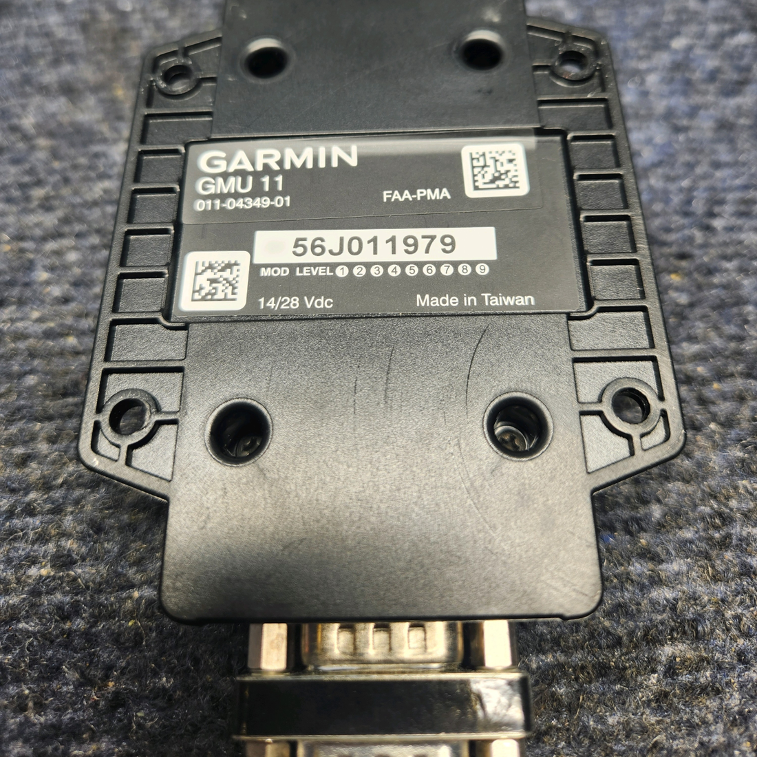 Used aircraft parts for sale, 011-03809-00 Garmin  [part_model] PIPER PA28-161 Warrior III DG HSI GMU11  GAP29B  RACK CONNECTOR