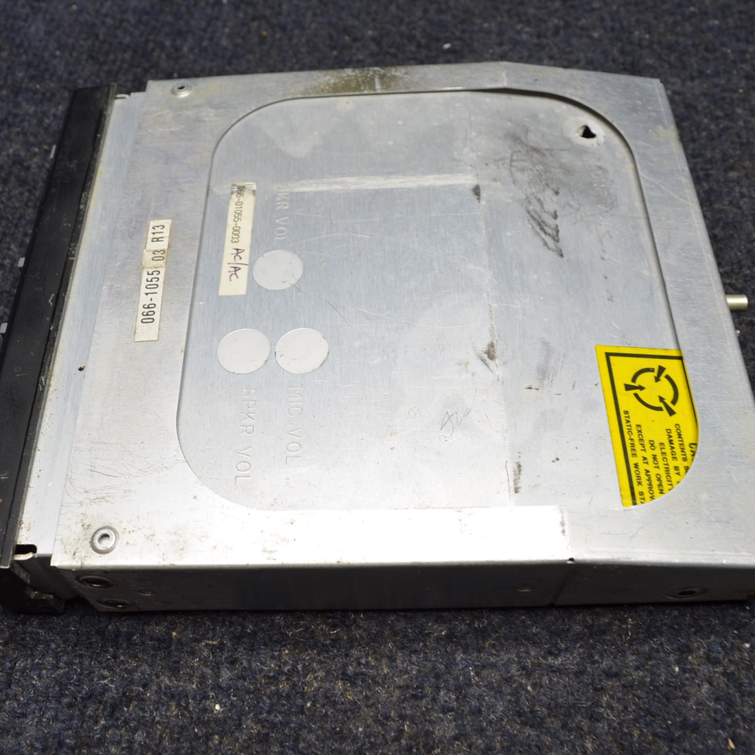 Used aircraft parts for sale, 066-1055-03 Cessna C175 KMA 24 BENDIX KING AUDIO PANEL W/ RACK NO CONNECTOR