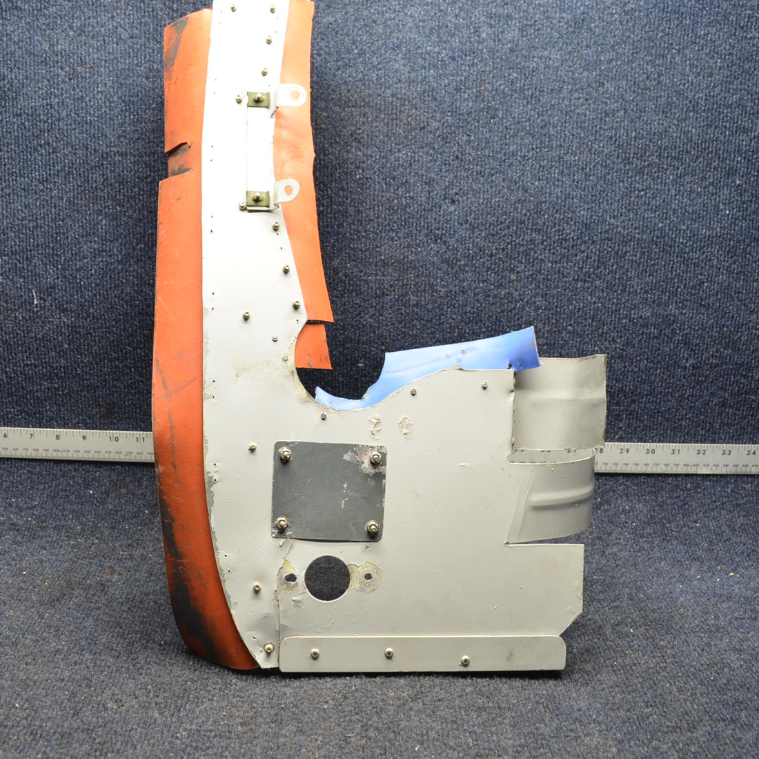 Used aircraft parts for sale, 502036-2 PIPER- CESSNA-BEECH- MOONEY VARIOS GRUMMAN LH REAR SIDE BAFFLE