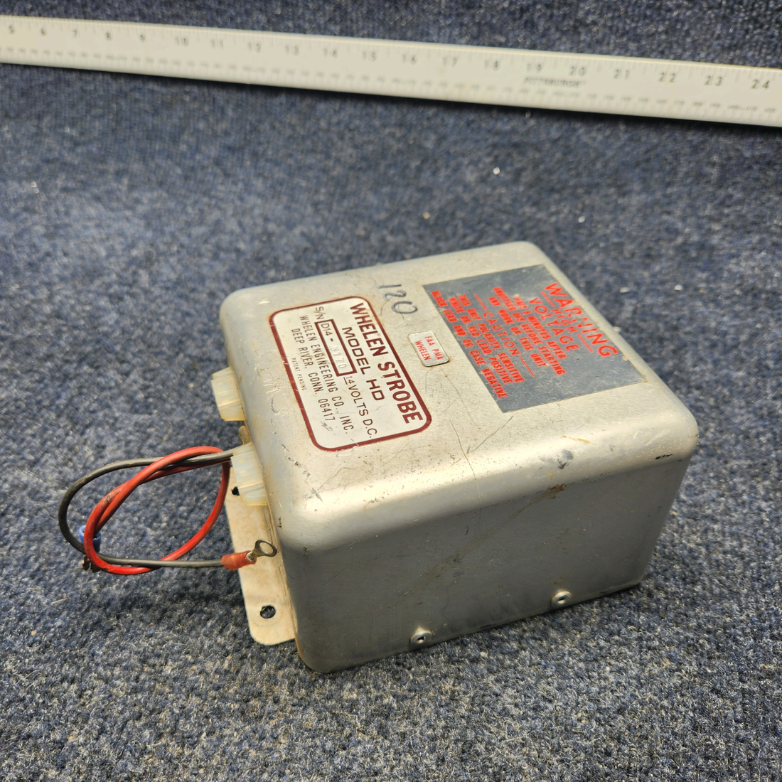 Used aircraft parts for sale, A413T2-14 DF Whelen Strobe Power Supply WHELEN STROBE LIGHT POWER SUPLY