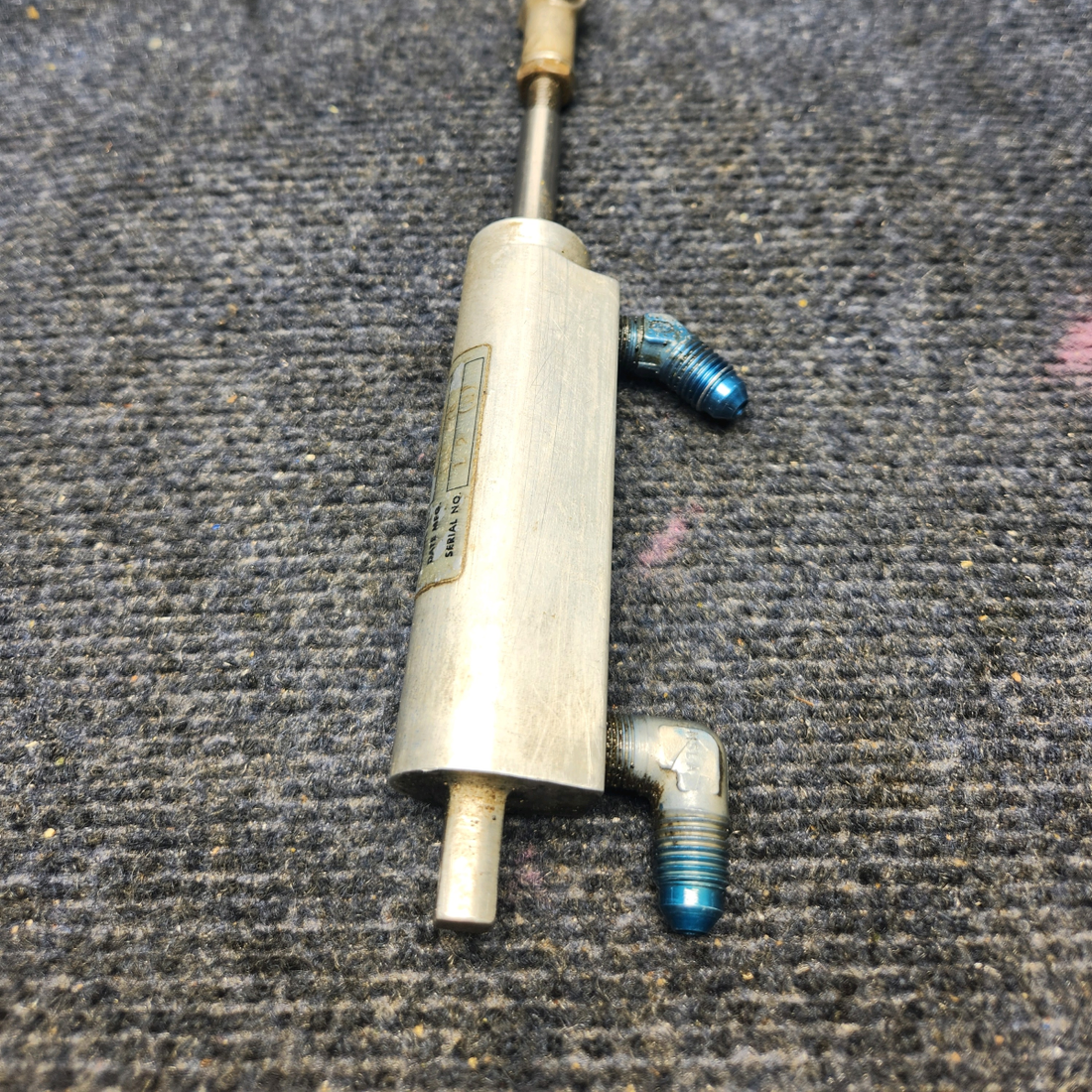 Used aircraft parts for sale, A-110-37 Mooney M20K GERDES MASTER BRAKE CYLINDER ASSEMBLY