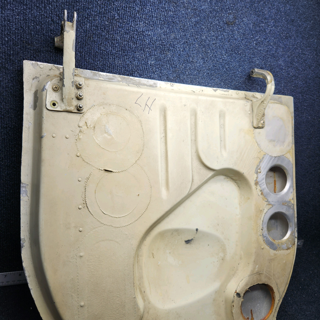 Used aircraft parts for sale, 35-815055-6 BEECHCRAFT F35 DOOR ASSEMBLY INBD LH. AS REMOVED.