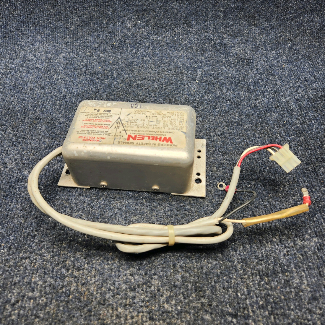 Used aircraft parts for sale, A490, T1-28 Whelen Strobe Power Supply WHELEN STROBE LIGHT POWER SUPPLY 28 VOLTS