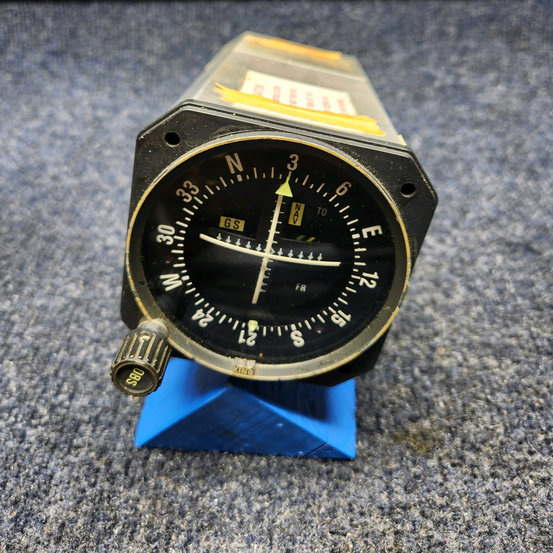 Used aircraft parts for sale, 066-3034-02 Mooney M20J KING KI 294 VOR LOG INDICATOR W/ GS AND CONNECTOR