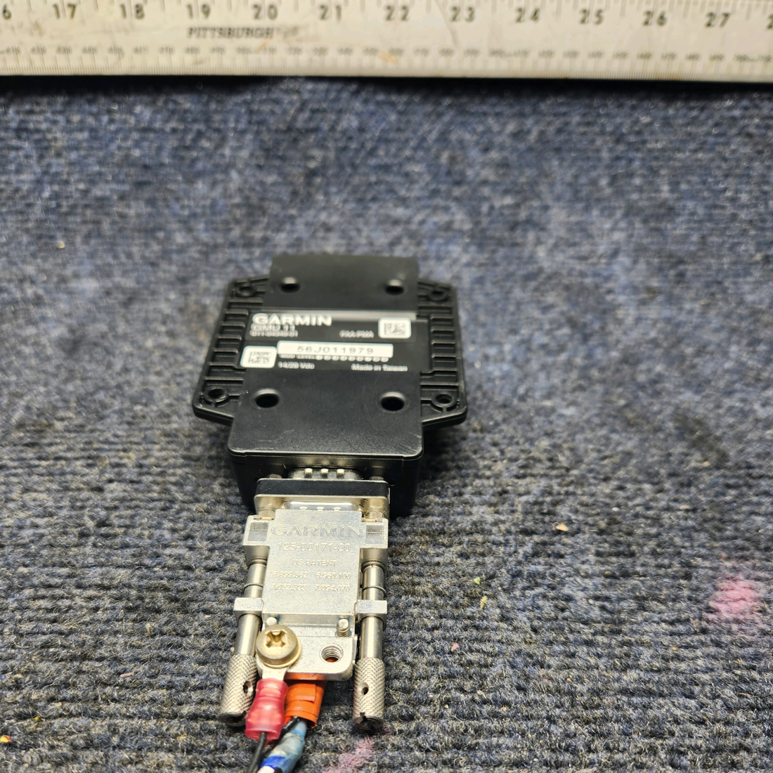 Used aircraft parts for sale, 011-03809-00 Garmin  [part_model] PIPER PA28-161 Warrior III DG HSI GMU11  GAP29B  RACK CONNECTOR