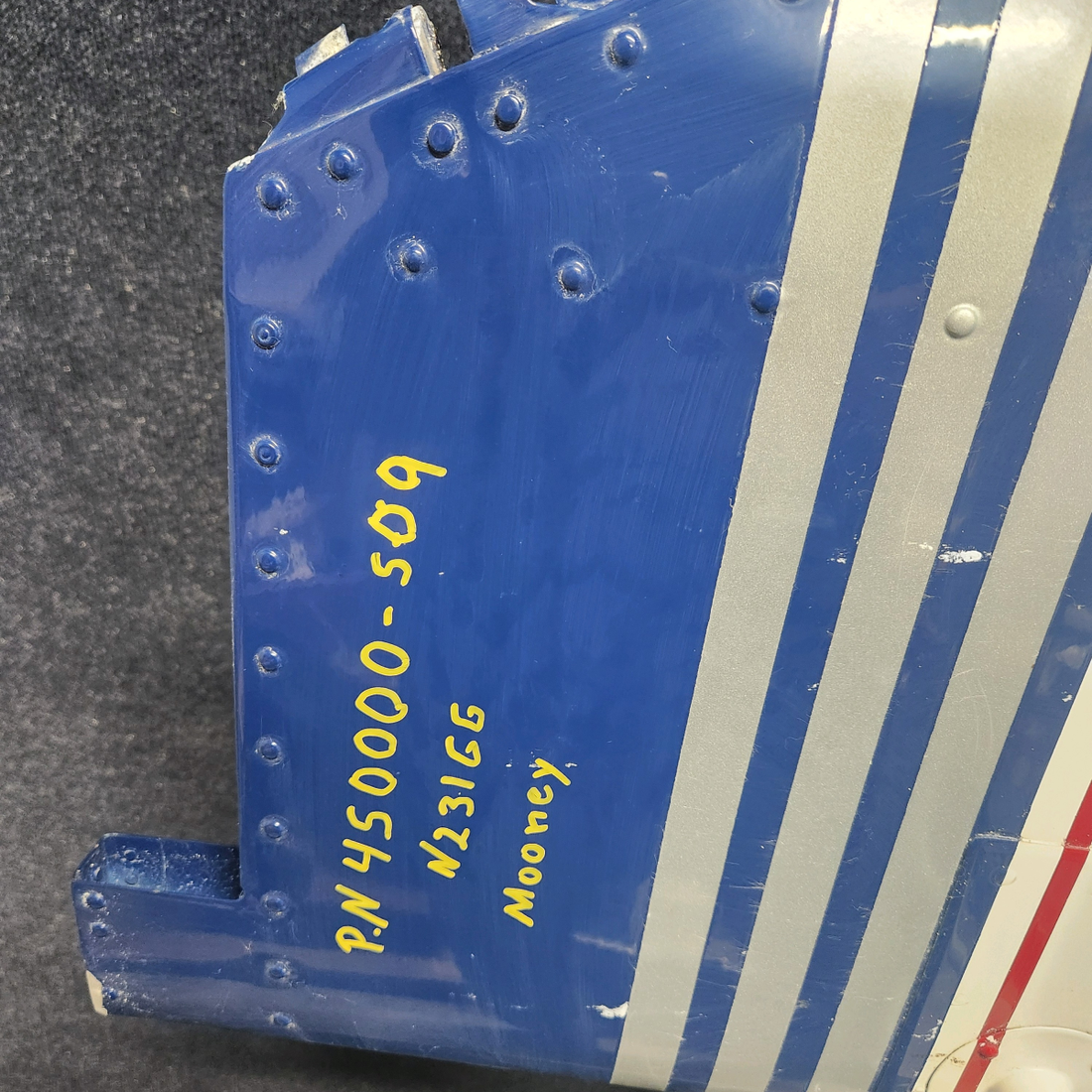 Used aircraft parts for sale, 450000-509 Mooney Mooney M20K VERTICAL STABILIZER P/N 450000-509