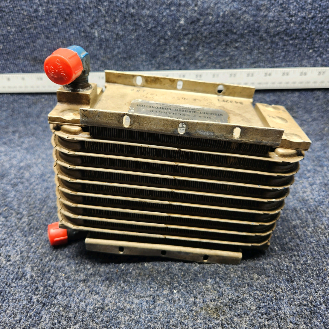 Used aircraft parts for sale, 8432L Lycoming Textron OIL COOLER ASSEMBLY "SEE PHOTOS"