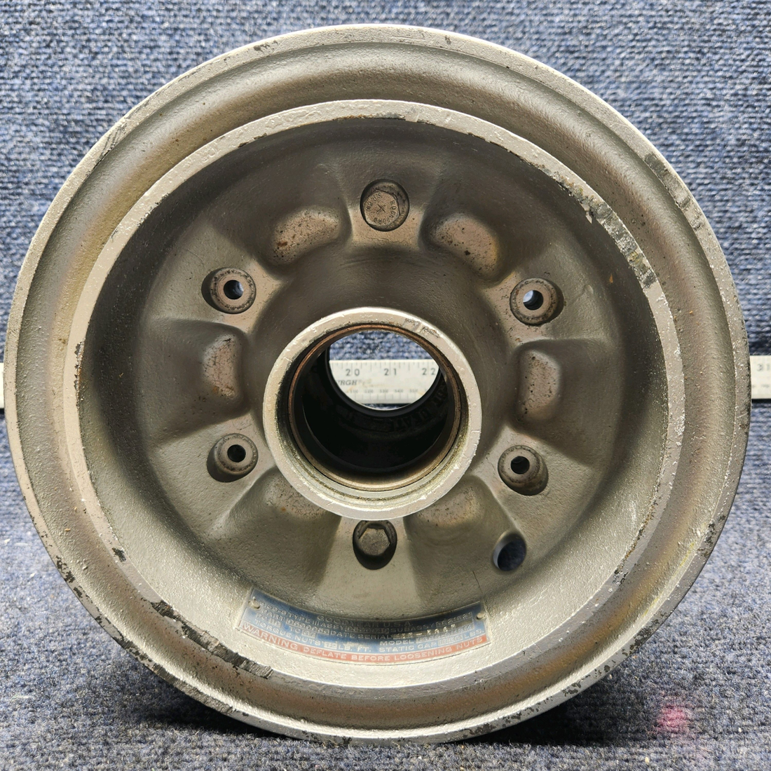 Used aircraft parts for sale, 9530954 Goodyear 6.50-8 WHEEL