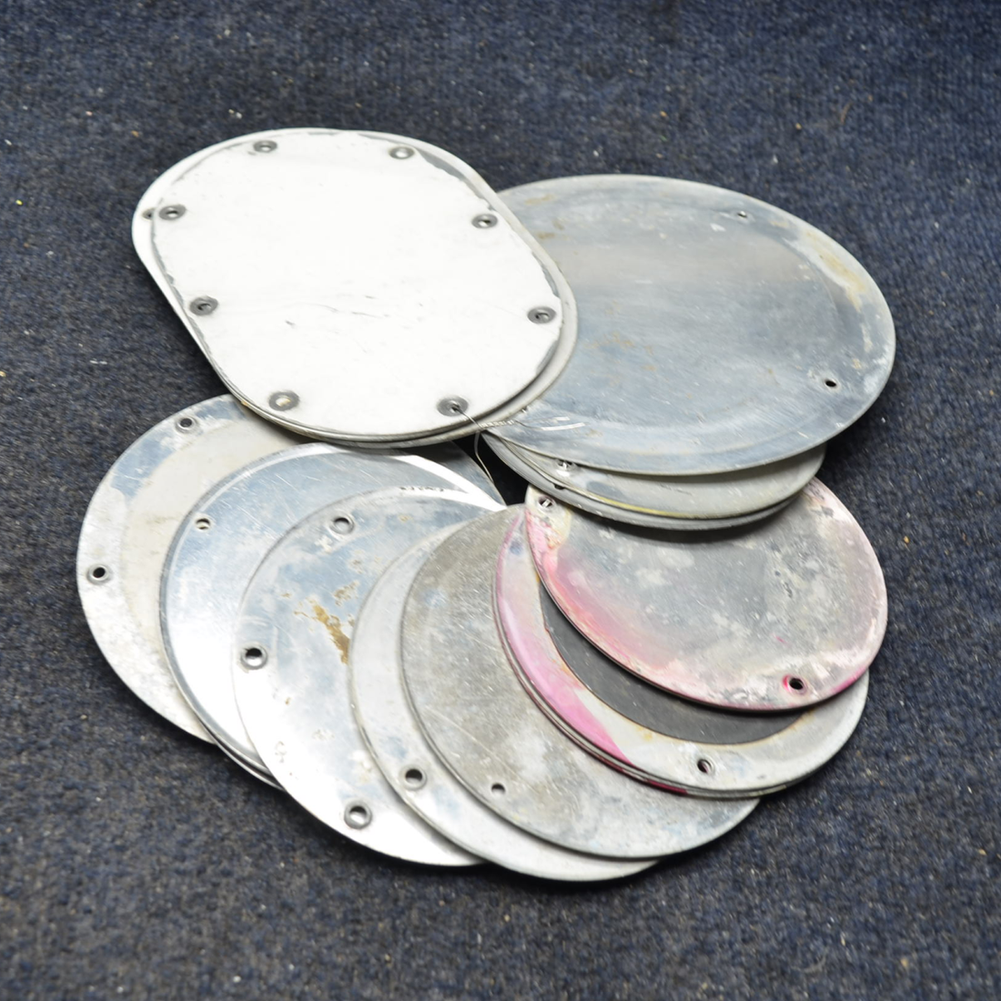 Used aircraft parts for sale, Lot of Cover plates Cessna Piper PA28 LOT OF COVER PLATES. DIFFERENT PLANES MECHANIC SPECIAL