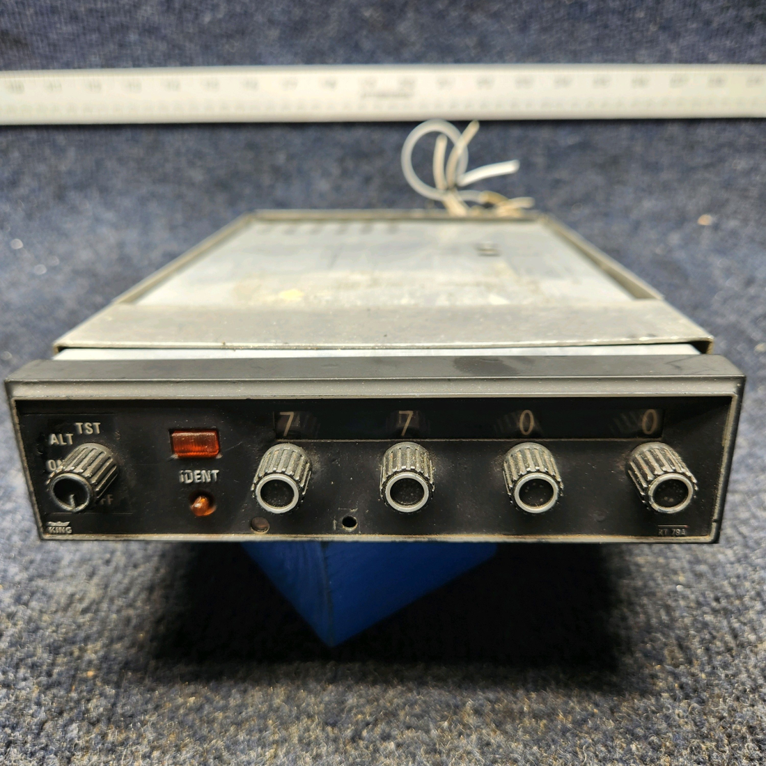 Used aircraft parts for sale, 066-1062-01 PIPIR PA32RT-300 KING KT 78A ATC TRANSPONDER RACK AND CONNECTOR