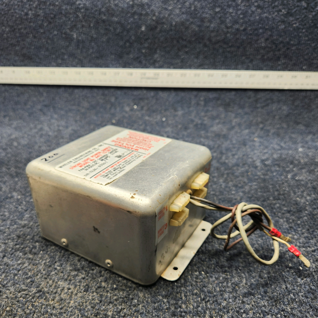 Used aircraft parts for sale, A413,T3-28 Whelen Strobe Power Supply WHELEN STROBE LIGHT POWER SUPPLY  28 VOLTS