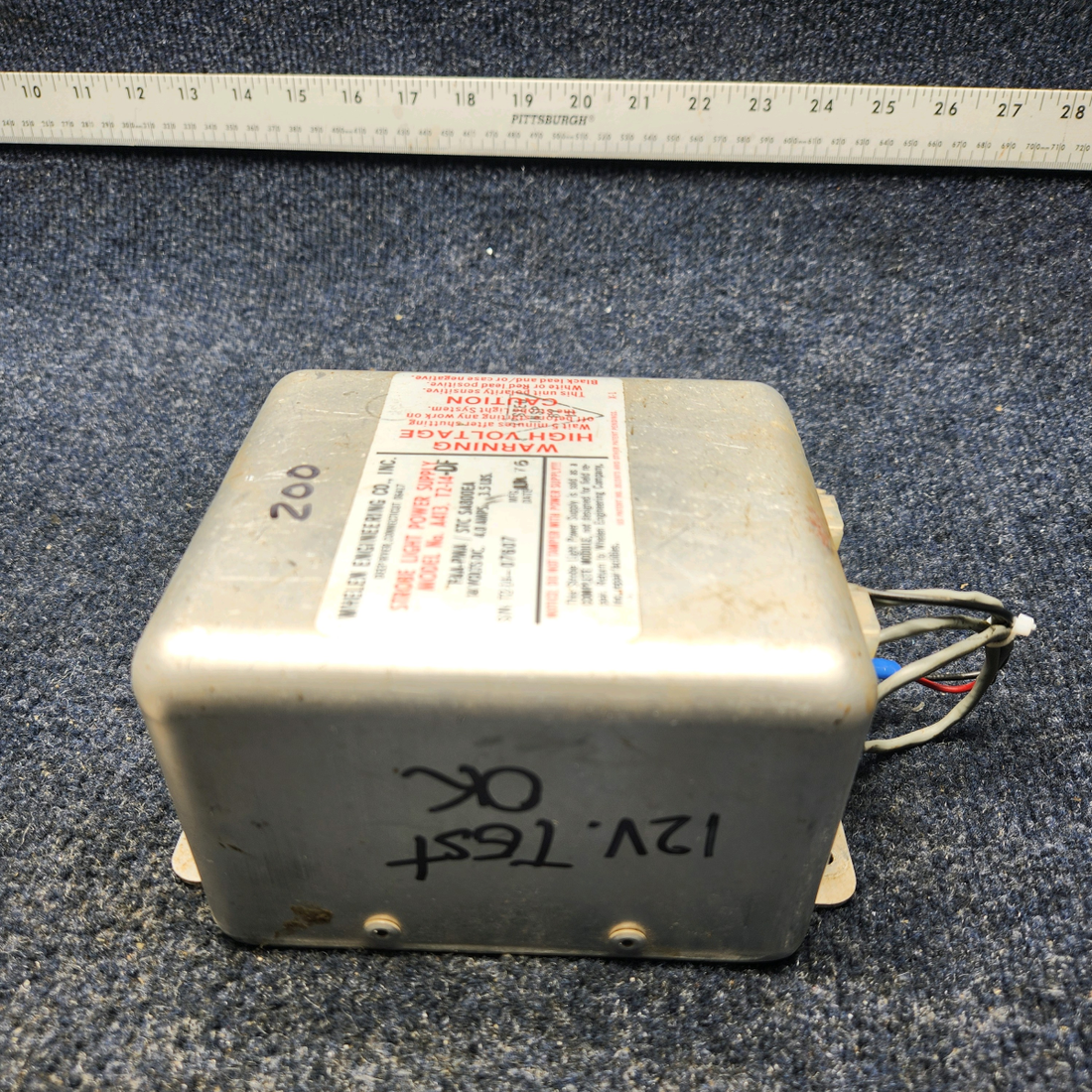 Used aircraft parts for sale, A413T2-14 DF Whelen Strobe Power Supply WHELEN STROBE LIGHT POWER SUPPLY