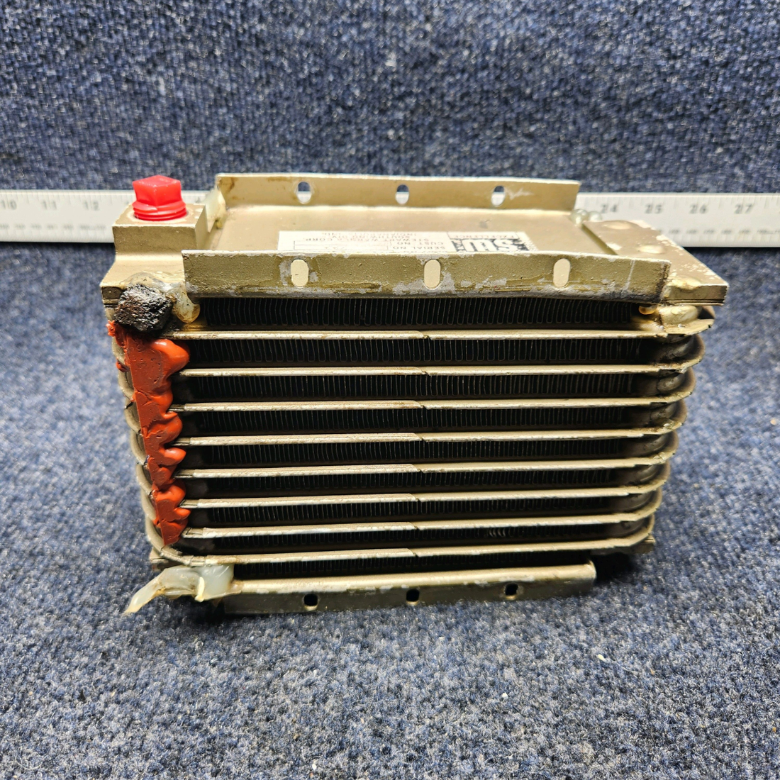 Used aircraft parts for sale, 8432L Lycoming Textron OIL COOLER ASSEMBLY "SEE PHOTOS"