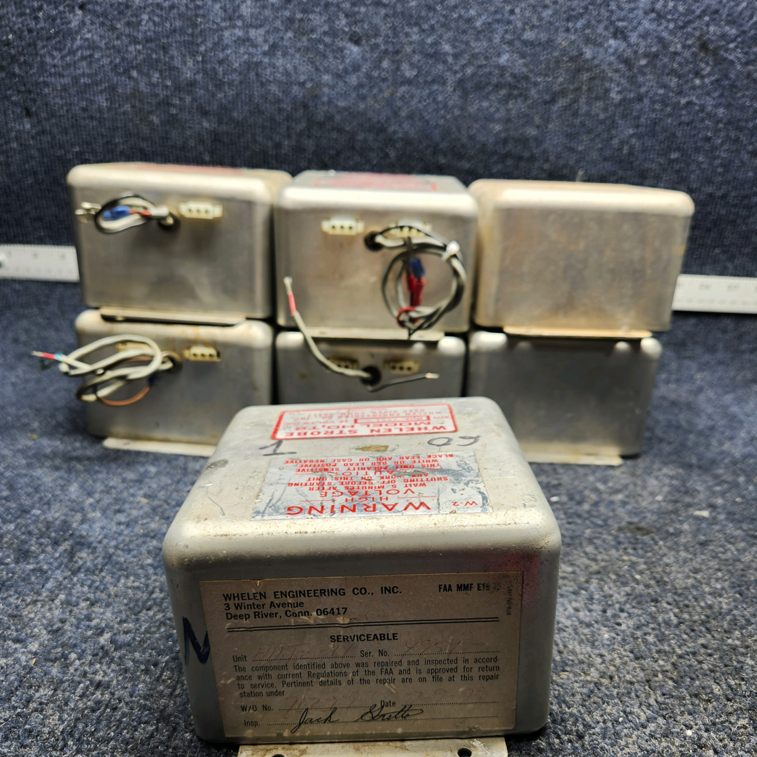 Used aircraft parts for sale, A413,T2-14 Whelen Strobe Power Supply WHELEN STROBE LIGHT POWER SUPPLY "FOR PARTS ONLY" 14VOLTS
