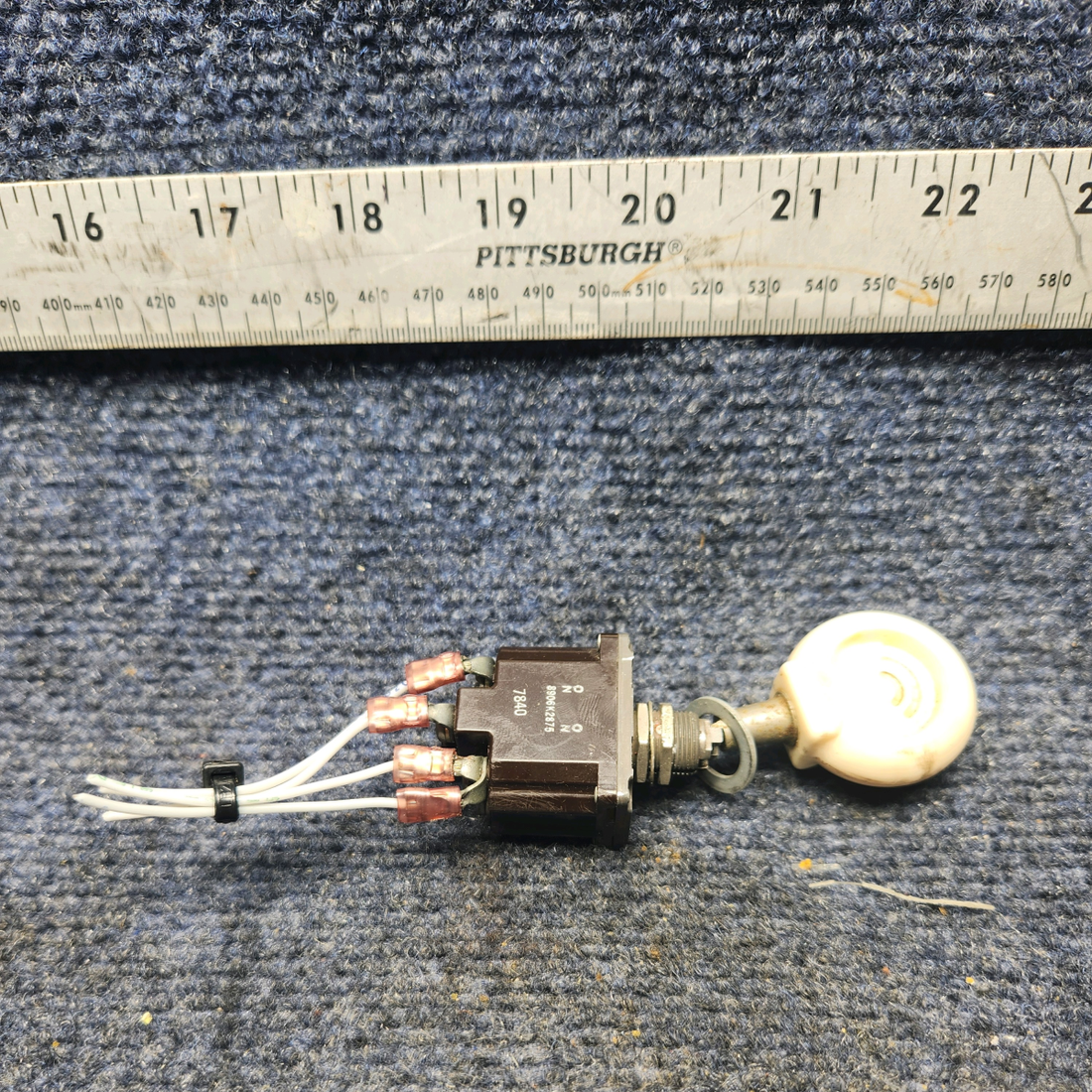 Used aircraft parts for sale, 8906K2875 Mooney M20K CUTLER HAMMER LANDING GEAR TOGGLE SWITCH MOONEY