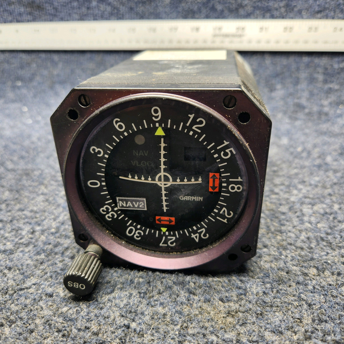 Used aircraft parts for sale, 013-00049-01 PIPIR PA32RT-300 GARMIN GI-106A COURSE DEVIATION INDICATOR (USED) S/N A21155