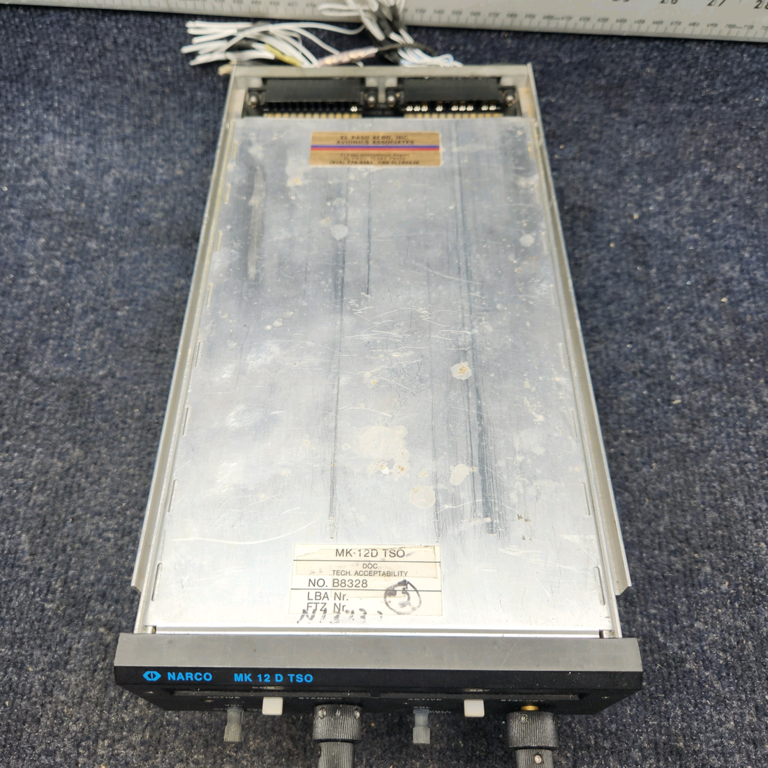 Used aircraft parts for sale, MK-12D/GS Narco  [part_model] PIPIR PA32RT-300 NARCO MK-12D NAV/COM WITH GLIDE SLOPE/RACKS AND CONNECTOR