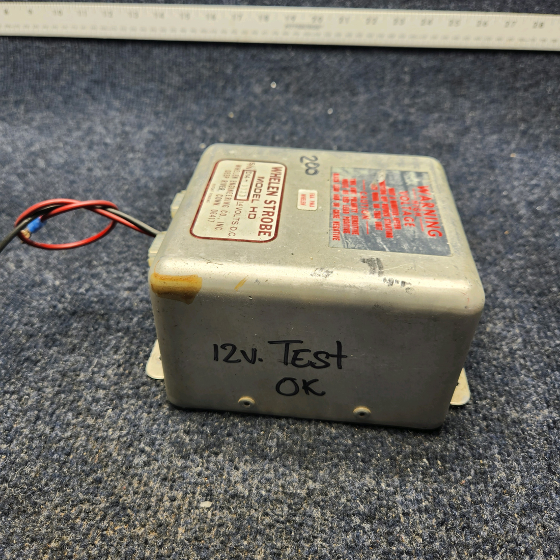 Used aircraft parts for sale, A413T2-14 DF Whelen Strobe Power Supply WHELEN STROBE LIGHT POWER SUPPLY