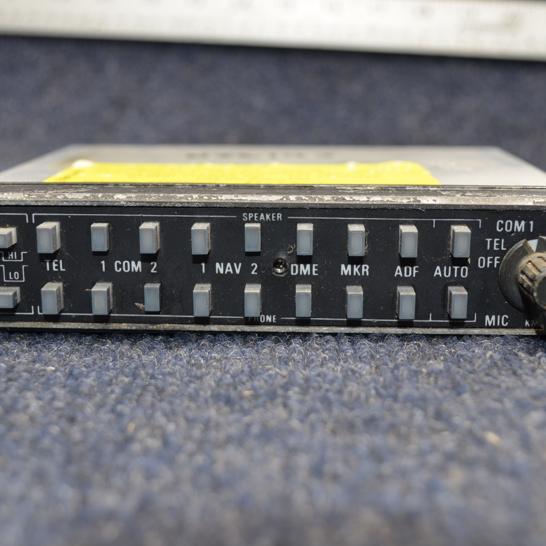 Used aircraft parts for sale, 066-1055-03 Cessna C175 KMA 24 BENDIX KING AUDIO PANEL NO RACK NO CONNECTOR