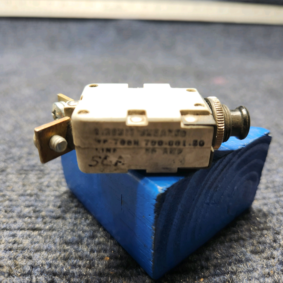 Used aircraft parts for sale, MS25244-50 Mechanical Products CIRCUIT BREAKER 50 AMP - PRICE PER EACH