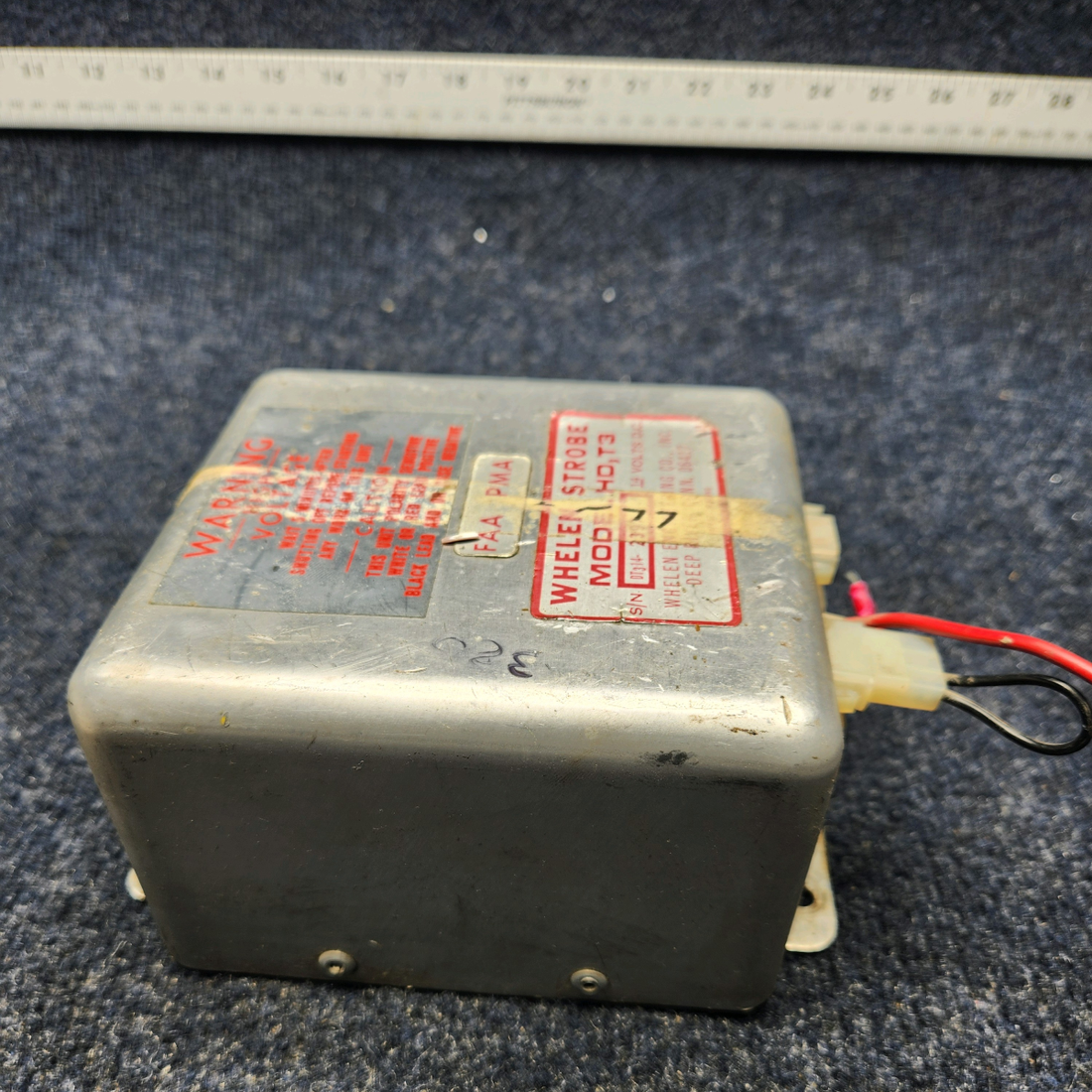 Used aircraft parts for sale, A413, T3-14 Whelen Strobe Power Supply WHELEN STROBE LIGHT POWER SUPPLY "SEE PHOTOS"