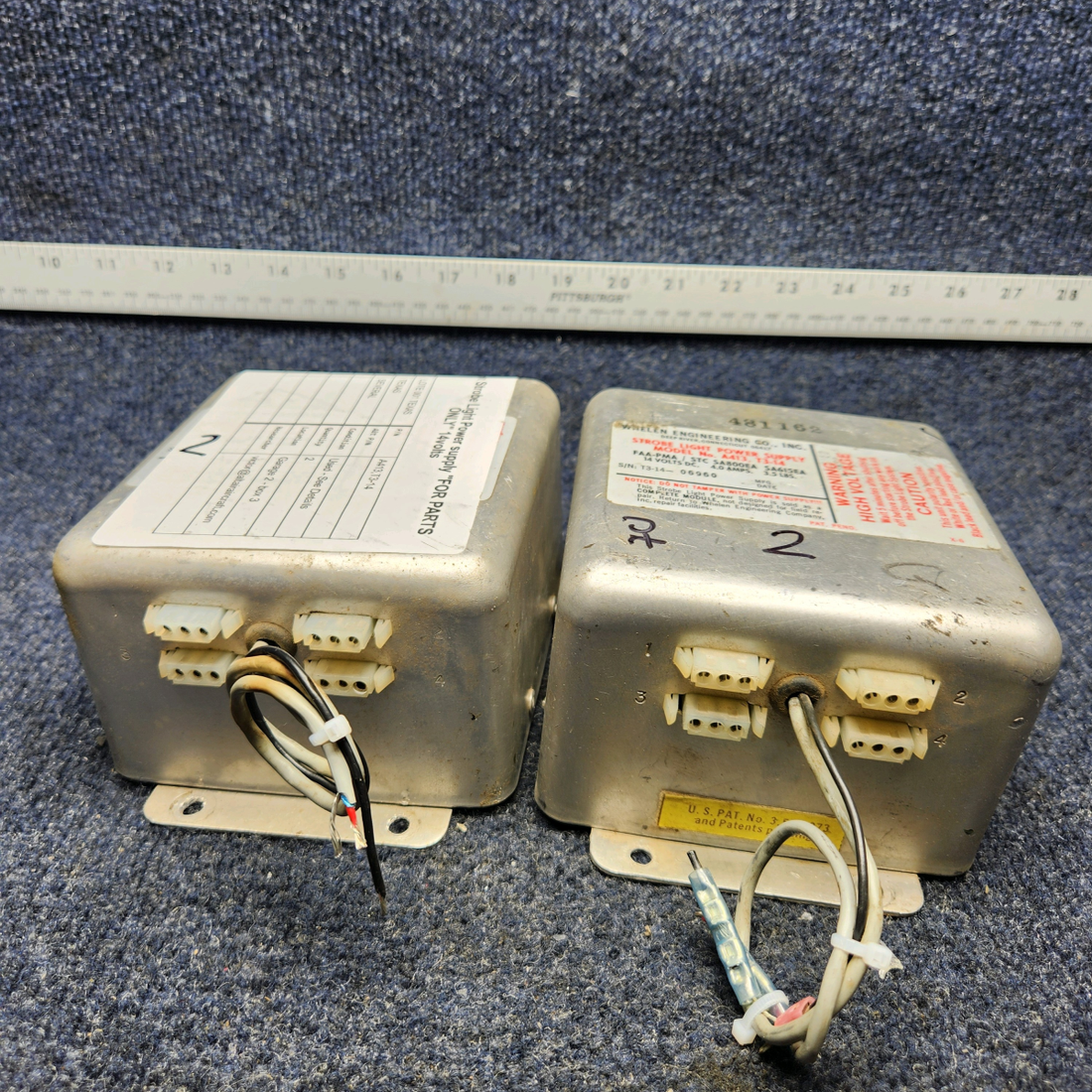 Used aircraft parts for sale, A413,T3-14 Whelen Strobe Power Supply WHELEN STROBE LIGHT POWER SUPPLY "FOR PARTS ONLY" 14VOLTS