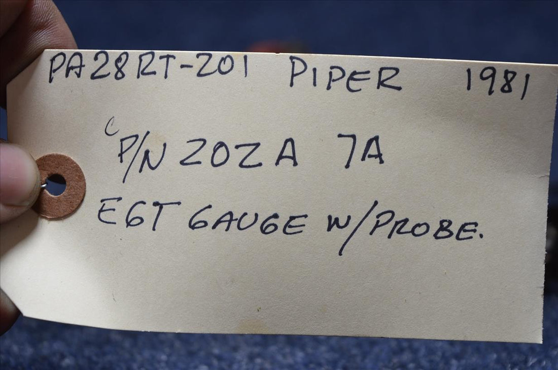 Used aircraft parts for sale 202A 7A Alcor EGT Gauge w/Probe