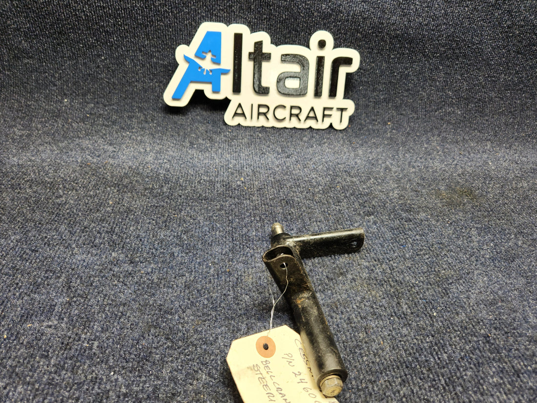 Used aircraft parts for sale 2460004-1 CESSNA C172RG Bellcrank Assy Nose Gear Steering/Bushing/Bolt