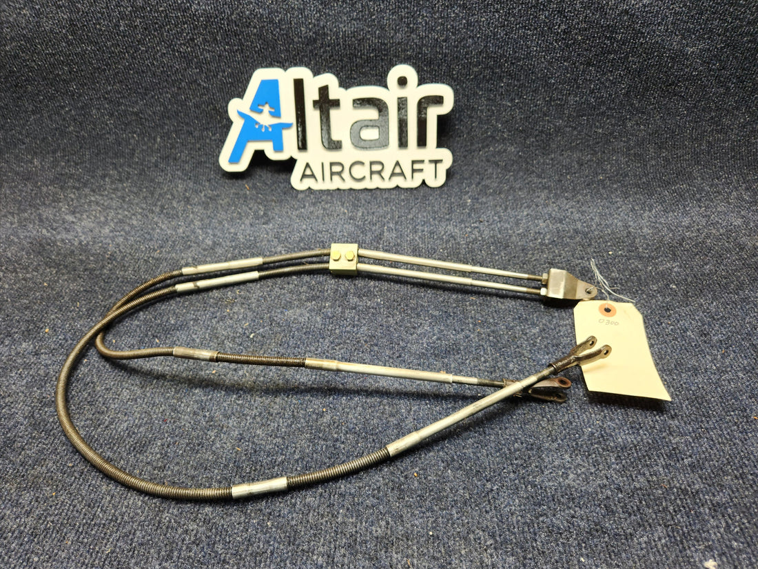 Used aircraft parts for sale 9860058-13 LH, 9860058-14 RH C172RG Cowl Flap Cables RH/LH