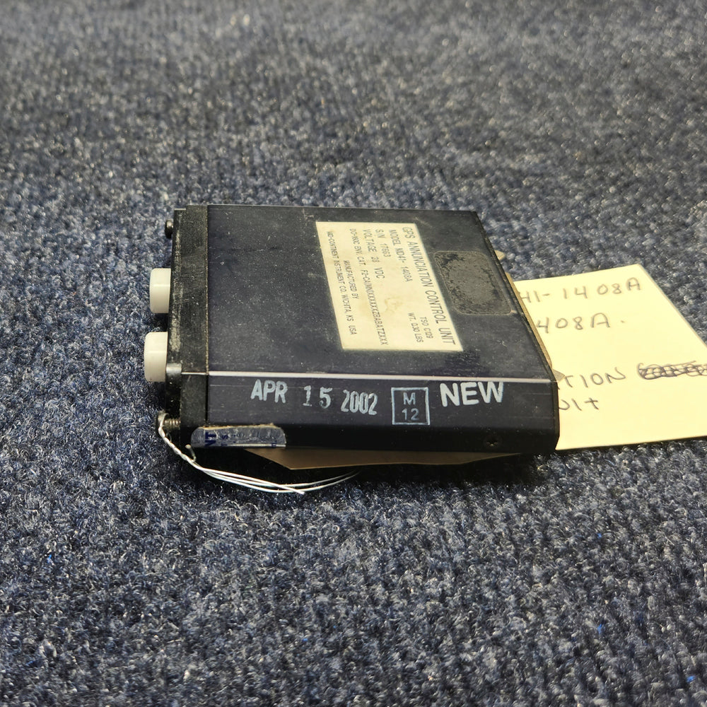 Used aircraft parts for sale MD41-1408A   Mid Continent - GPS Annunciation Control Unit